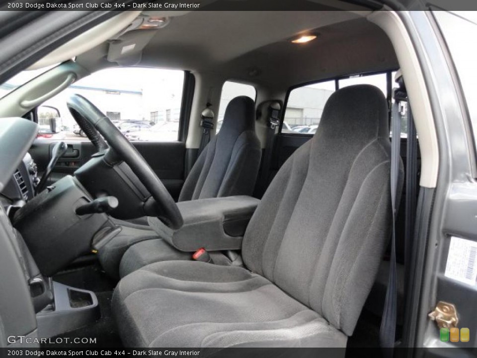 Dark Slate Gray Interior Photo for the 2003 Dodge Dakota Sport Club Cab 4x4 #38604945
