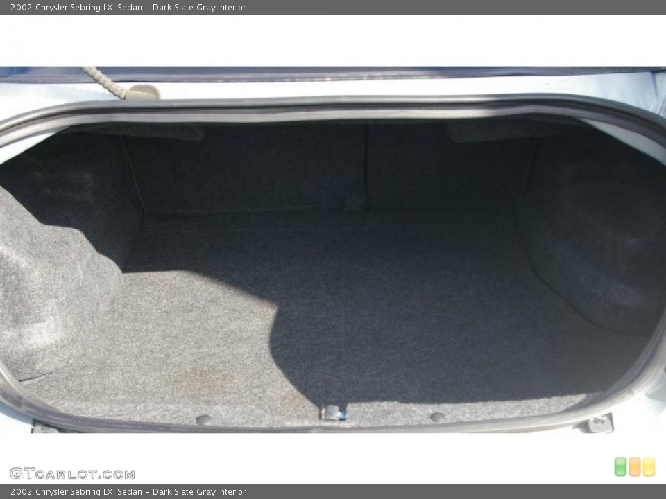 Dark Slate Gray Interior Trunk for the 2002 Chrysler Sebring LXi Sedan #38606561