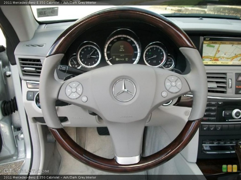 Ash/Dark Grey Interior Steering Wheel for the 2011 Mercedes-Benz E 350 Cabriolet #38606633