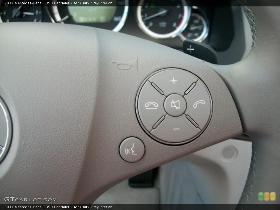 Ash/Dark Grey Interior Controls for the 2011 Mercedes-Benz E 350 Cabriolet #38606665