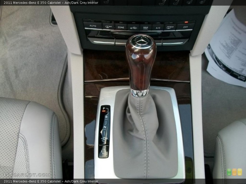 Ash/Dark Grey Interior Transmission for the 2011 Mercedes-Benz E 350 Cabriolet #38606713