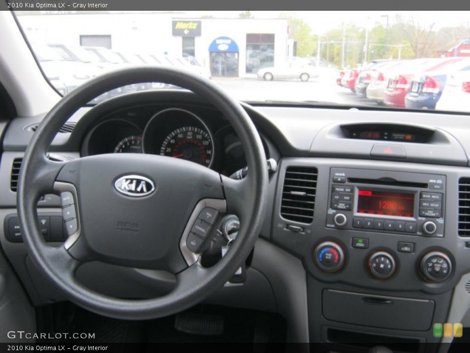 Gray Interior Dashboard for the 2010 Kia Optima LX #38607501