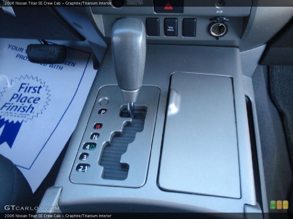 Graphite/Titanium Interior Transmission for the 2006 Nissan Titan SE Crew Cab #38608289