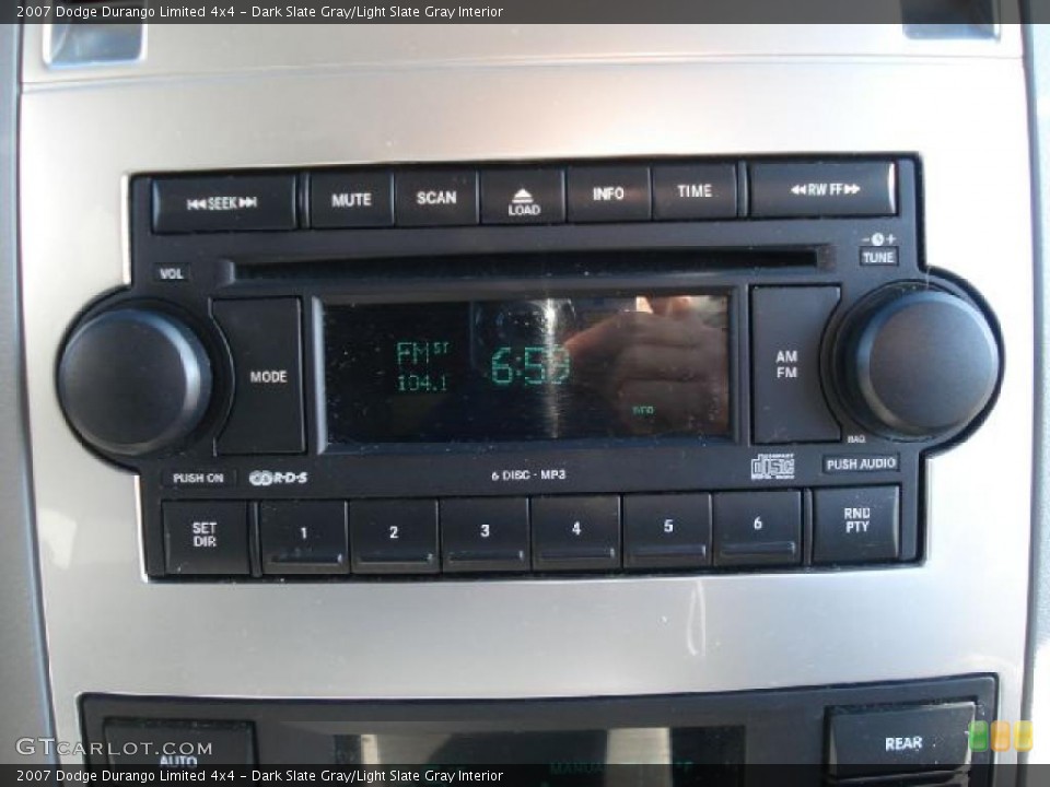 Dark Slate Gray/Light Slate Gray Interior Controls for the 2007 Dodge Durango Limited 4x4 #38609313