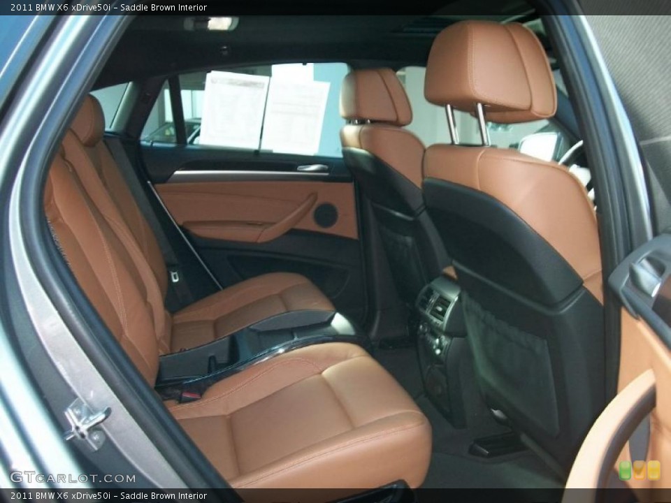 Saddle Brown Interior Photo for the 2011 BMW X6 xDrive50i #38610207