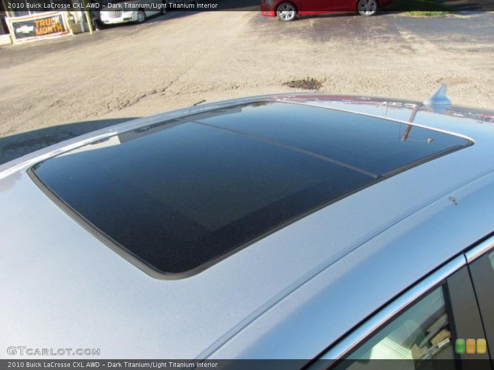 Dark Titanium/Light Titanium Interior Sunroof for the 2010 Buick LaCrosse CXL AWD #38610481