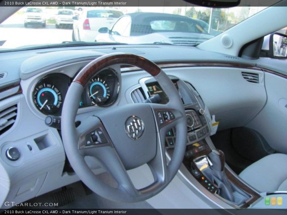 Dark Titanium/Light Titanium Interior Steering Wheel for the 2010 Buick LaCrosse CXL AWD #38610525