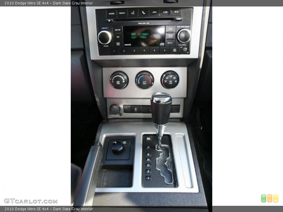 Dark Slate Gray Interior Controls for the 2010 Dodge Nitro SE 4x4 #38611457