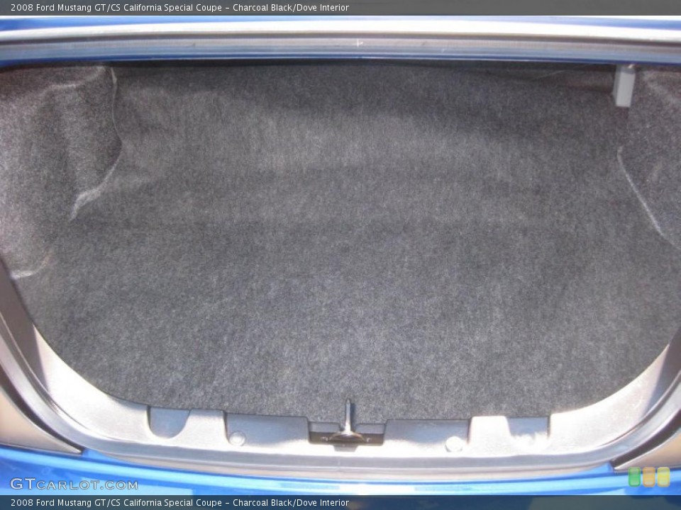 Charcoal Black/Dove Interior Trunk for the 2008 Ford Mustang GT/CS California Special Coupe #38611921