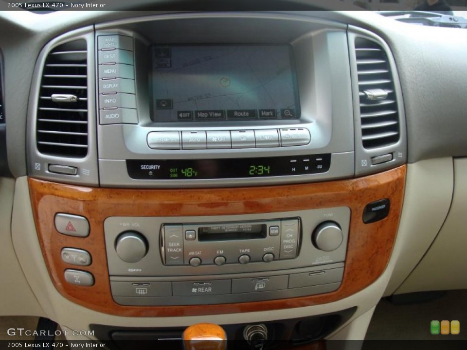 Ivory Interior Navigation for the 2005 Lexus LX 470 #38612125