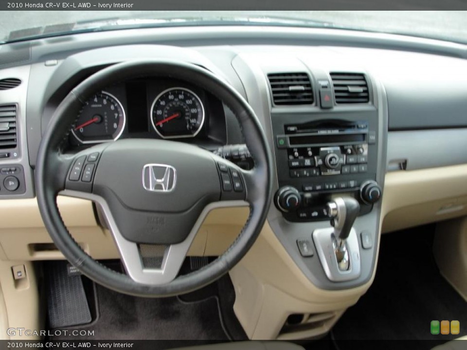 Ivory Interior Dashboard for the 2010 Honda CR-V EX-L AWD #38613277