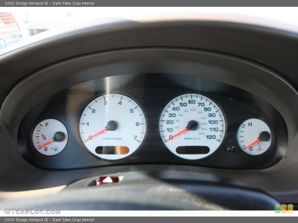 Dark Slate Gray Interior Gauges for the 2003 Dodge Intrepid SE #38613281