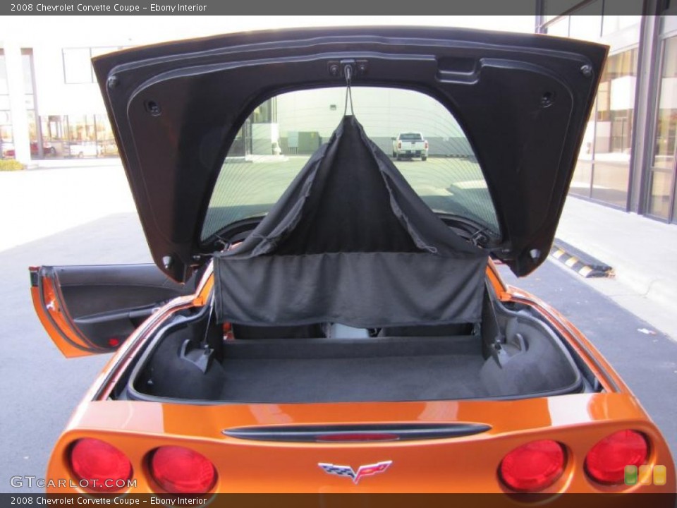 Ebony Interior Trunk for the 2008 Chevrolet Corvette Coupe #38614446