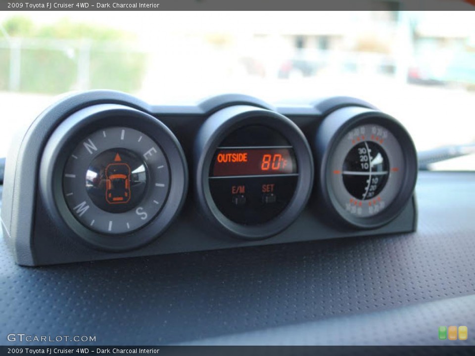 Dark Charcoal Interior Gauges for the 2009 Toyota FJ Cruiser 4WD #38617834