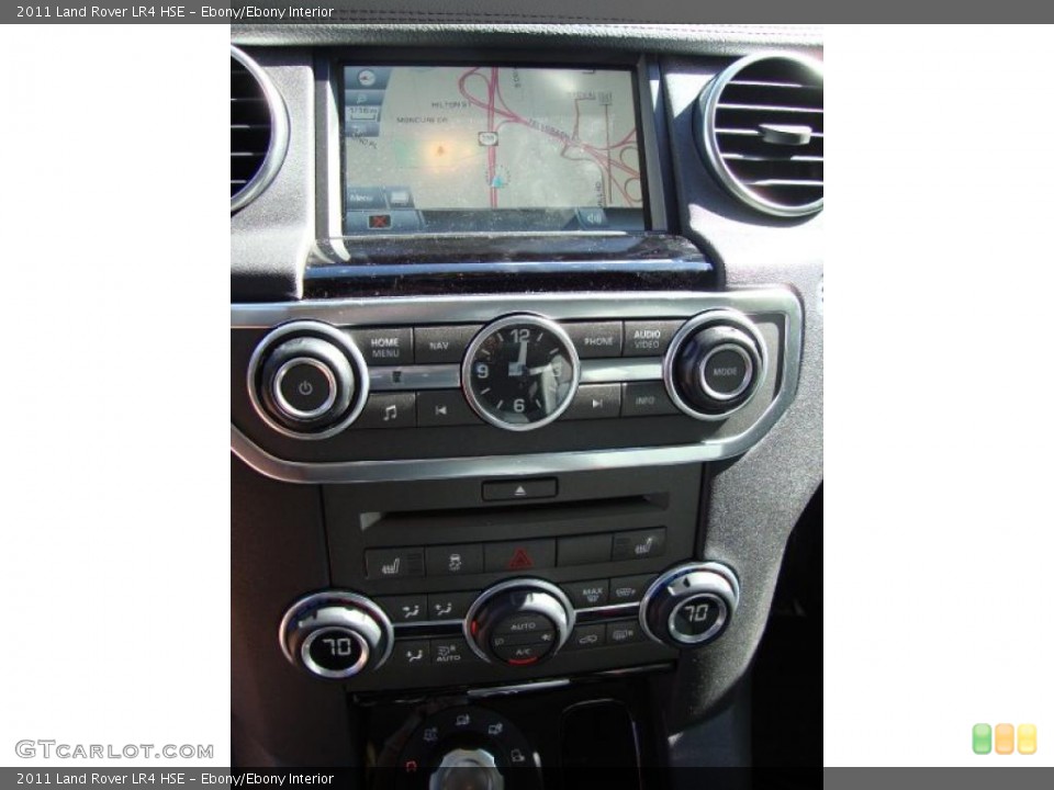 Ebony/Ebony Interior Navigation for the 2011 Land Rover LR4 HSE #38617898