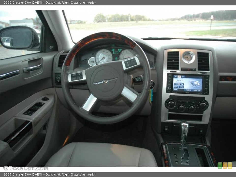 Dark Khaki/Light Graystone Interior Dashboard for the 2009 Chrysler 300 C HEMI #38618058