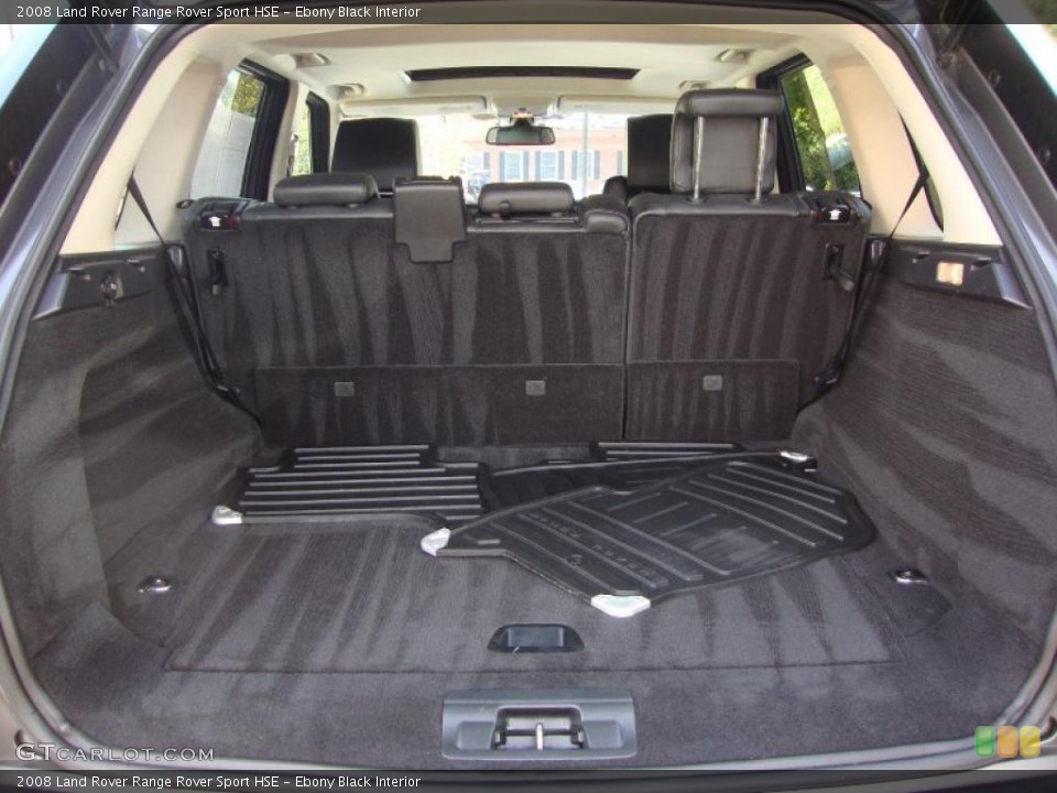 Ebony Black Interior Trunk for the 2008 Land Rover Range Rover Sport HSE #38618426