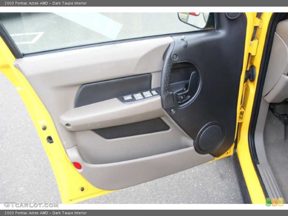 Dark Taupe Interior Door Panel for the 2003 Pontiac Aztek AWD #38618434