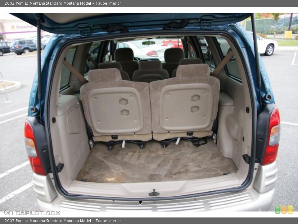 Taupe Interior Trunk for the 2003 Pontiac Montana  #38618830