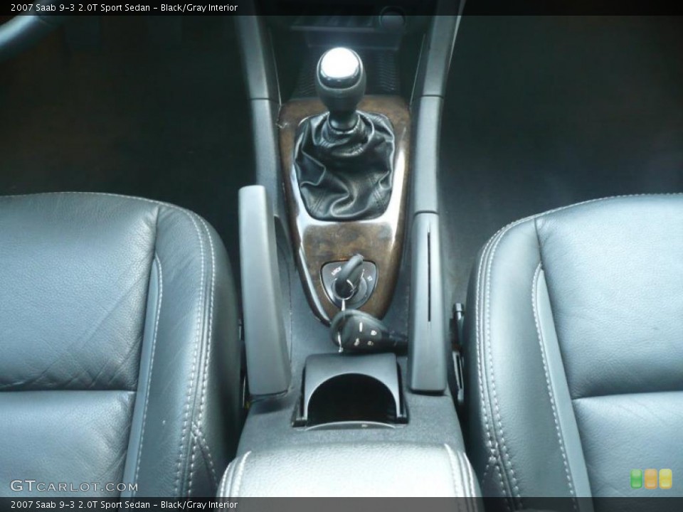 Black/Gray Interior Transmission for the 2007 Saab 9-3 2.0T Sport Sedan #38618860