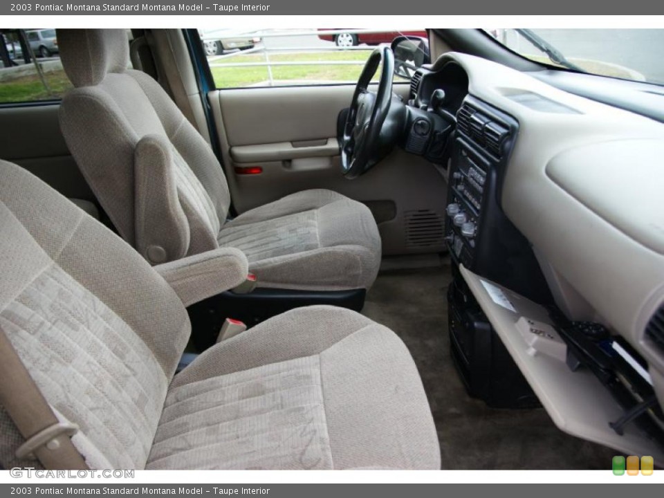 Taupe Interior Photo for the 2003 Pontiac Montana  #38619002