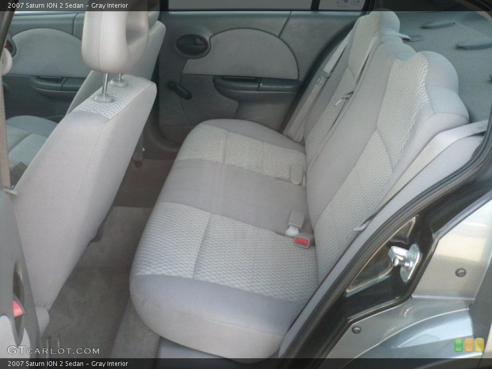 Gray Interior Photo for the 2007 Saturn ION 2 Sedan #38619192