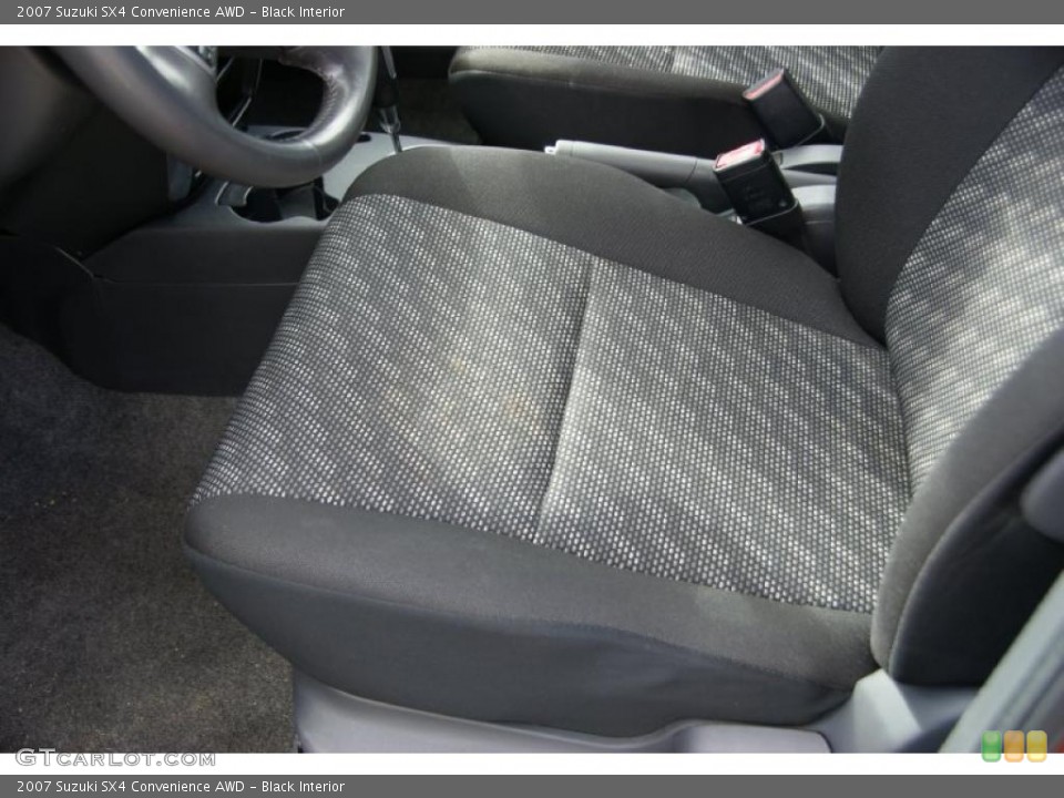Black Interior Photo for the 2007 Suzuki SX4 Convenience AWD #38619242