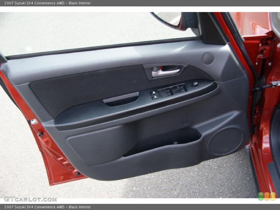 Black Interior Door Panel for the 2007 Suzuki SX4 Convenience AWD #38619286