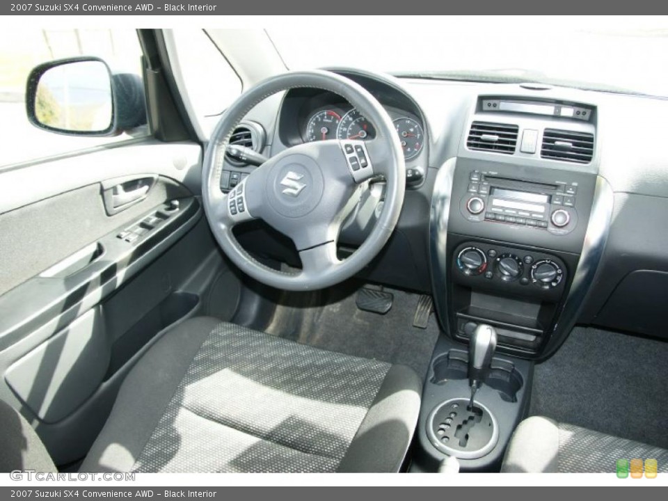 Black Interior Dashboard for the 2007 Suzuki SX4 Convenience AWD #38619354