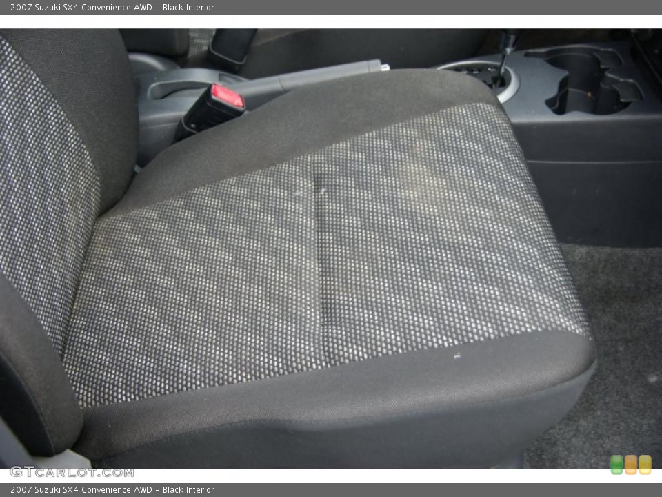 Black Interior Photo for the 2007 Suzuki SX4 Convenience AWD #38619422