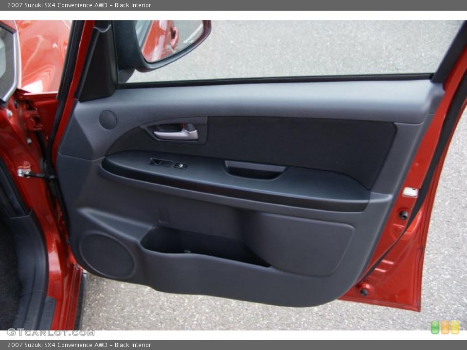 Black Interior Door Panel for the 2007 Suzuki SX4 Convenience AWD #38619438