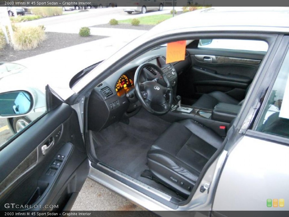 Graphite Interior Prime Interior for the 2003 Infiniti M 45 Sport Sedan #38619818