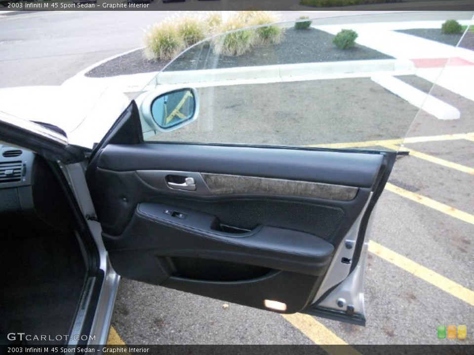 Graphite Interior Door Panel for the 2003 Infiniti M 45 Sport Sedan #38619862
