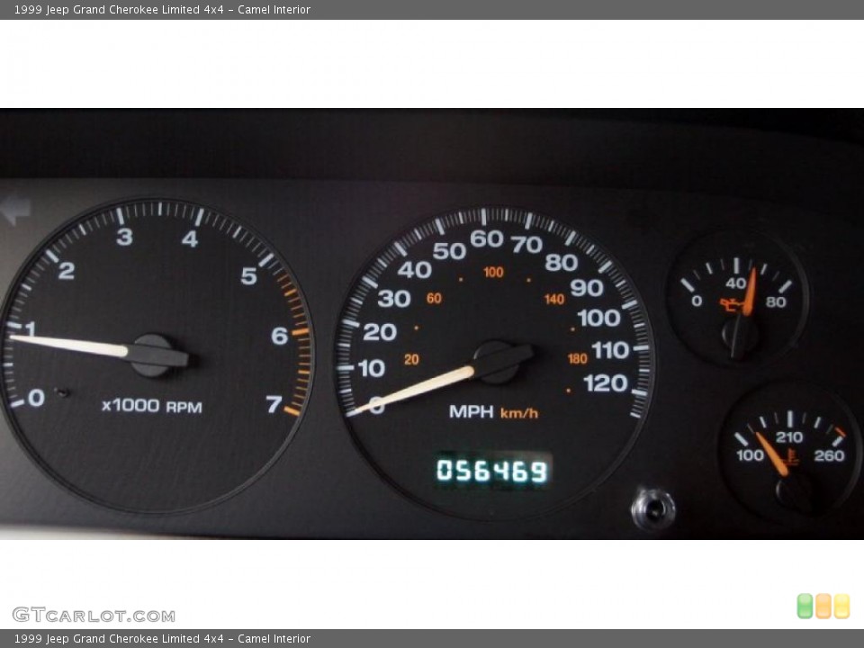 Camel Interior Gauges for the 1999 Jeep Grand Cherokee Limited 4x4 #38620594