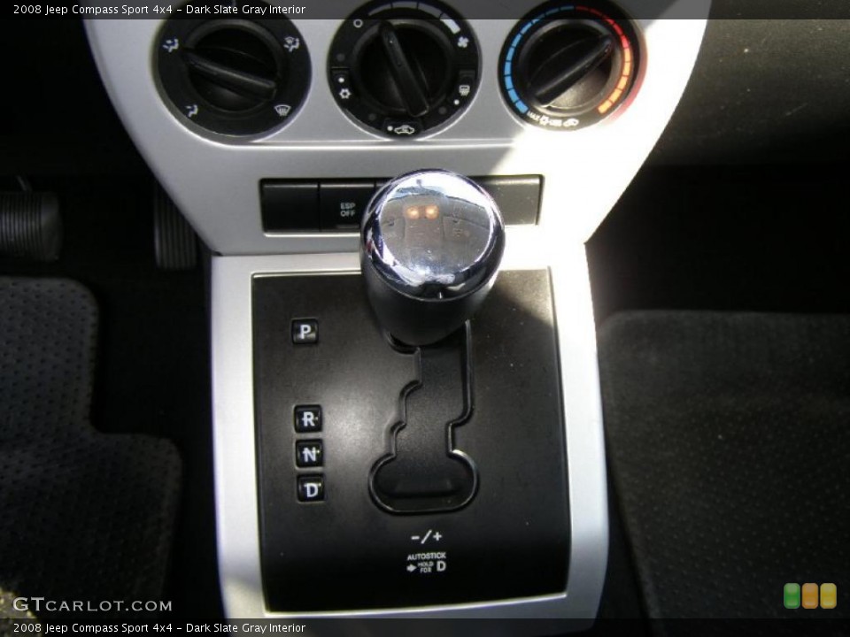 Dark Slate Gray Interior Transmission for the 2008 Jeep Compass Sport 4x4 #38621054