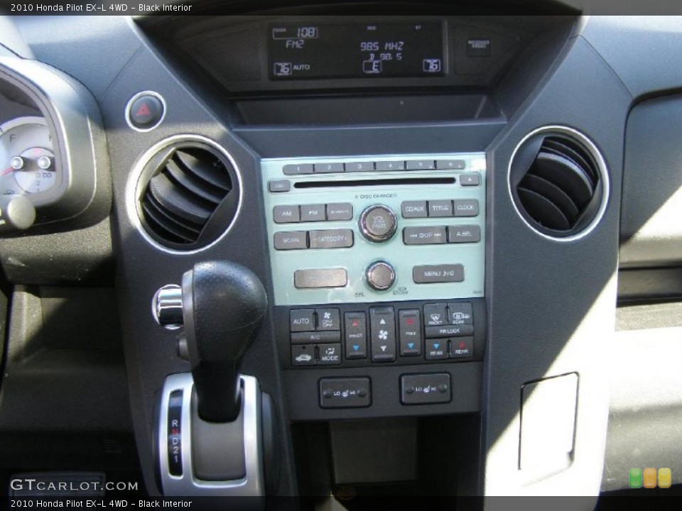 Black Interior Controls for the 2010 Honda Pilot EX-L 4WD #38621625