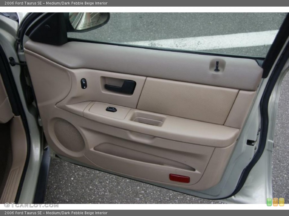 Medium/Dark Pebble Beige Interior Door Panel for the 2006 Ford Taurus SE #38621881