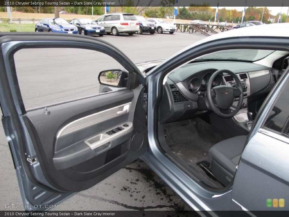 Dark Slate Gray Interior Prime Interior for the 2010 Chrysler Sebring Touring Sedan #38623486