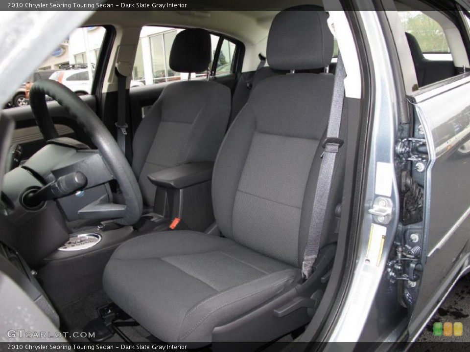 Dark Slate Gray Interior Photo for the 2010 Chrysler Sebring Touring Sedan #38623506