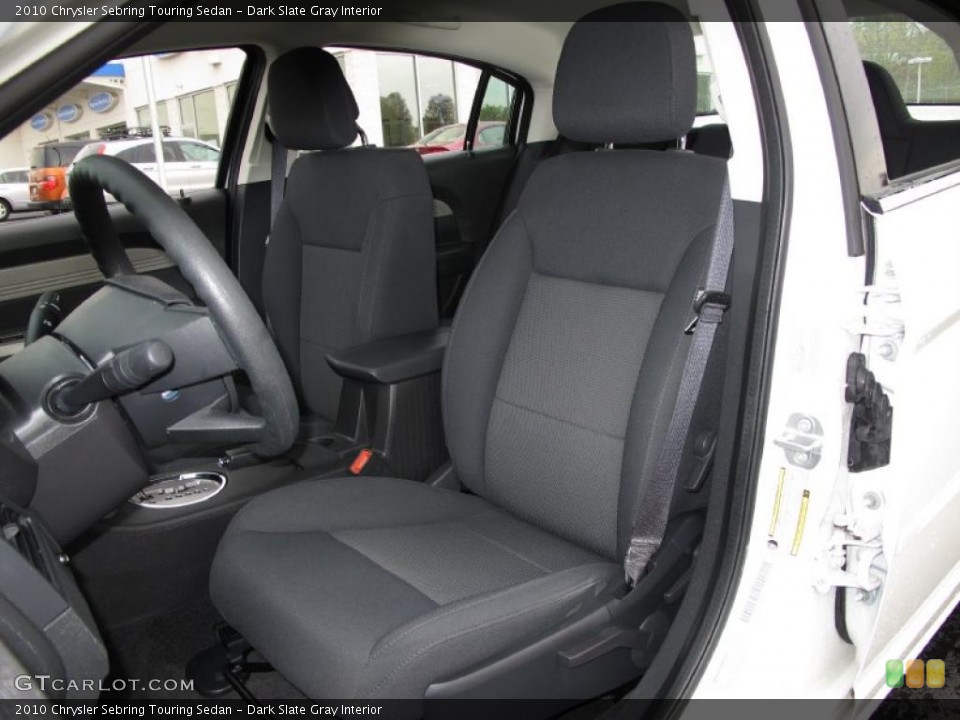 Dark Slate Gray Interior Photo for the 2010 Chrysler Sebring Touring Sedan #38623922