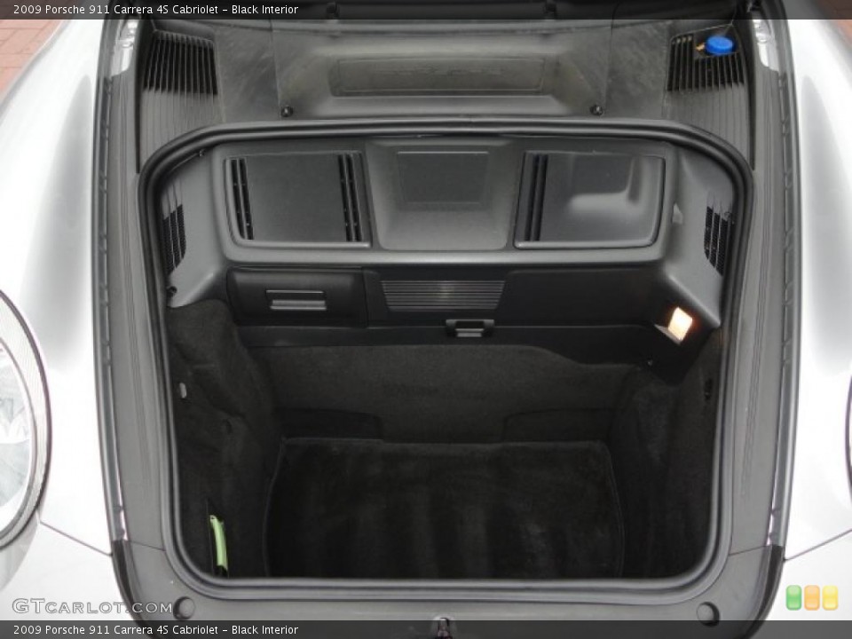 Black Interior Trunk for the 2009 Porsche 911 Carrera 4S Cabriolet #38624050