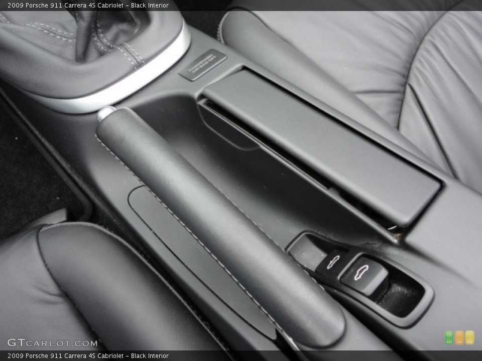 Black Interior Controls for the 2009 Porsche 911 Carrera 4S Cabriolet #38624382