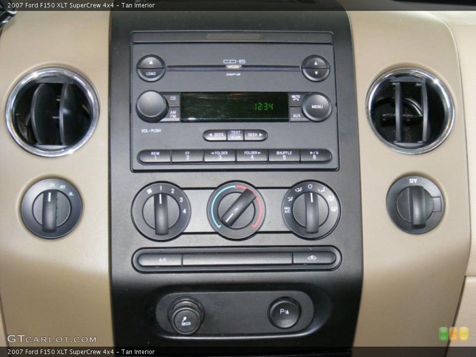 Tan Interior Controls for the 2007 Ford F150 XLT SuperCrew 4x4 #38624970