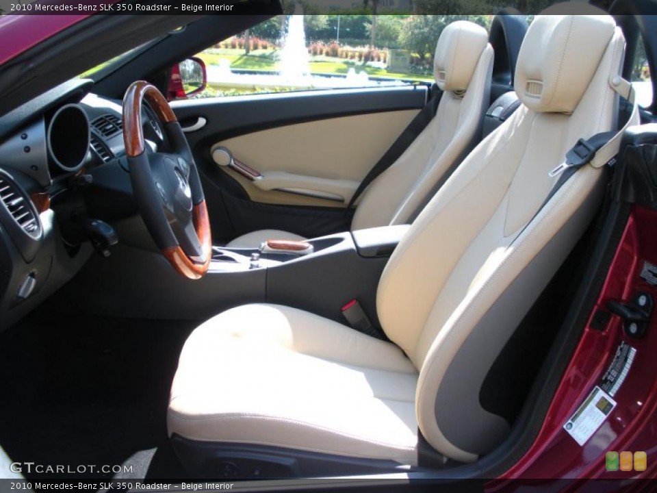 Beige Interior Photo for the 2010 Mercedes-Benz SLK 350 Roadster #38625726