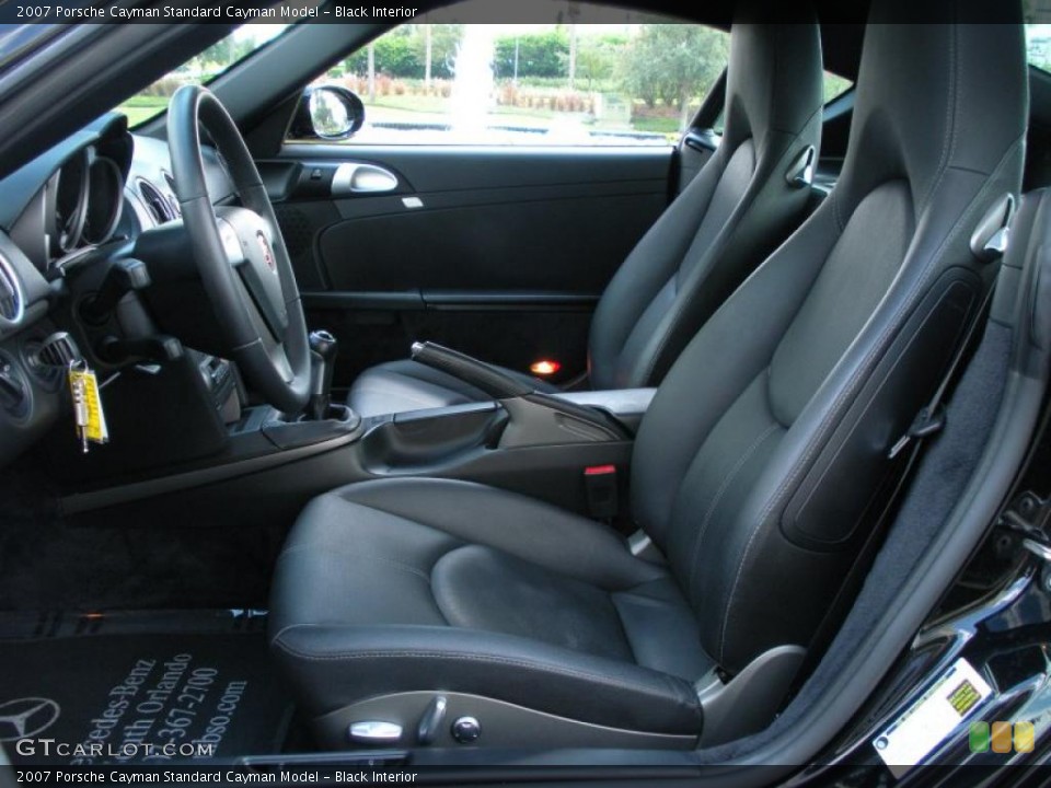 Black Interior Photo for the 2007 Porsche Cayman  #38627034