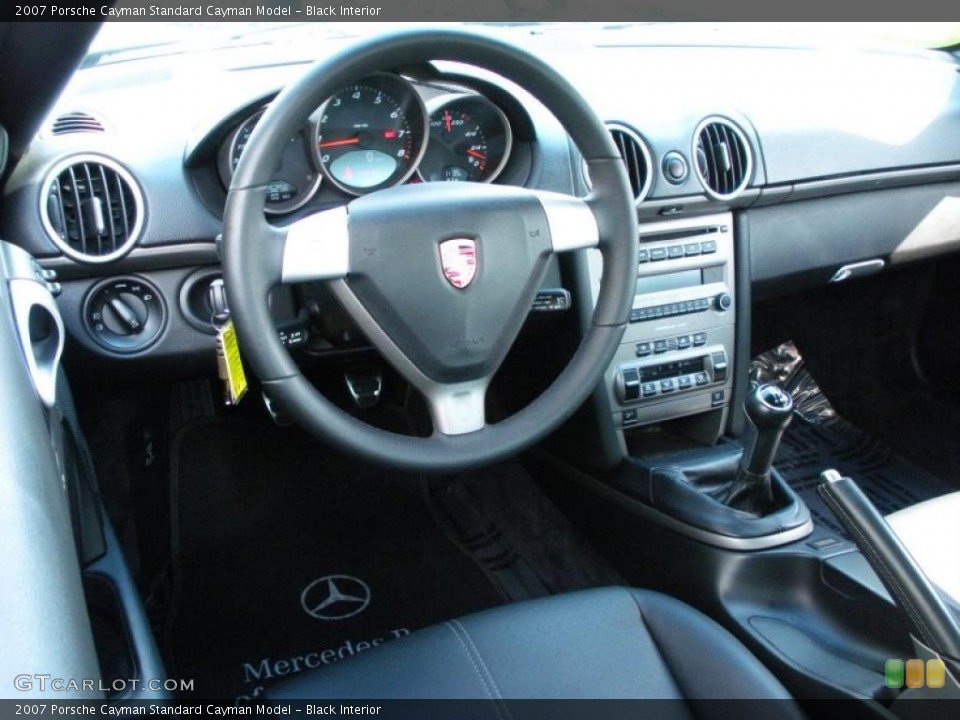 Black Interior Prime Interior for the 2007 Porsche Cayman  #38627114
