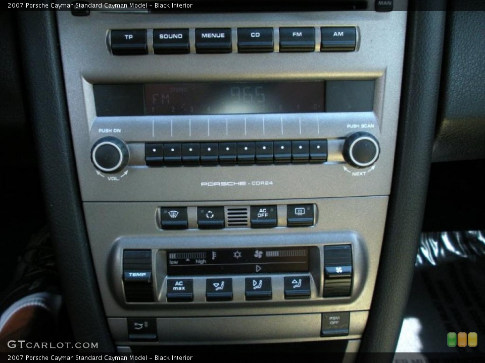 Black Interior Controls for the 2007 Porsche Cayman  #38627162