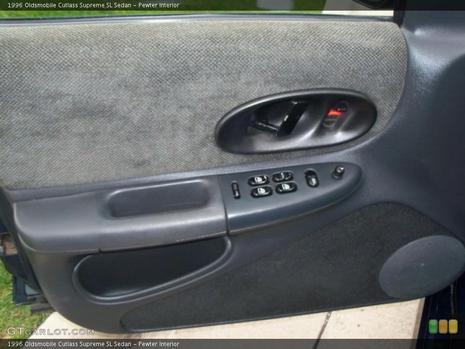 Pewter Interior Door Panel for the 1996 Oldsmobile Cutlass Supreme SL Sedan #38628166