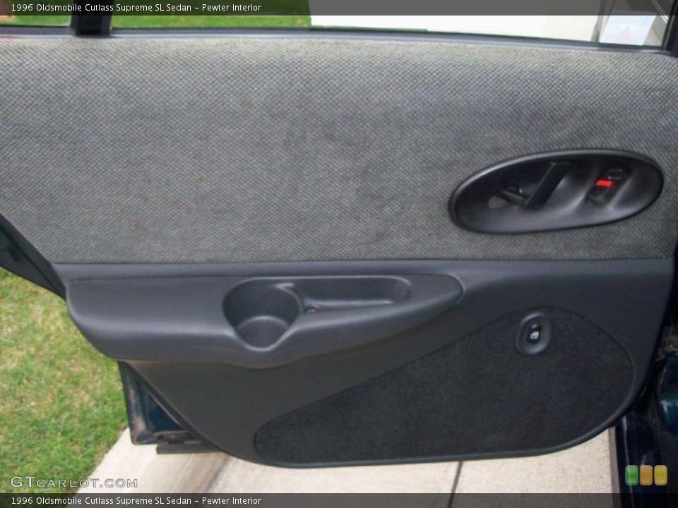 Pewter Interior Door Panel for the 1996 Oldsmobile Cutlass Supreme SL Sedan #38628182