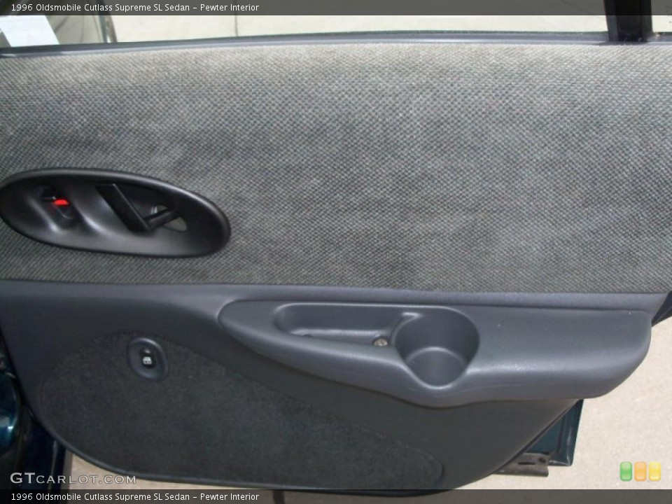 Pewter Interior Door Panel for the 1996 Oldsmobile Cutlass Supreme SL Sedan #38628214